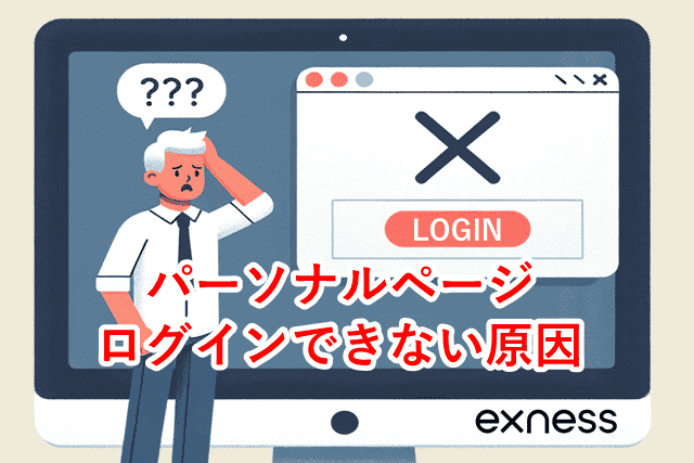 Exnessログインできない パーソナルページ