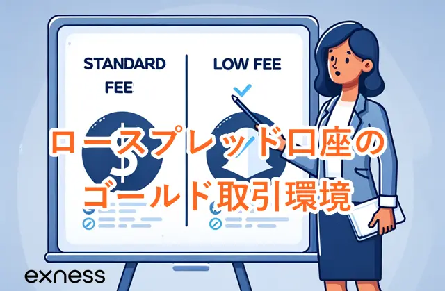 Exnessゴールド取引 ロースプレッド口座