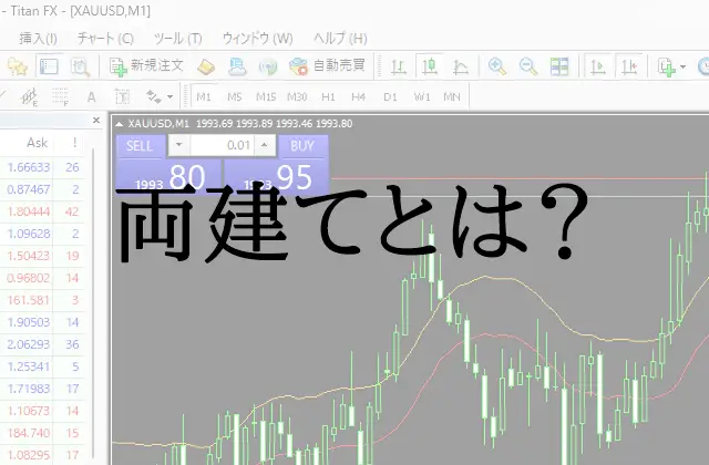 FX売りと買い 両建て