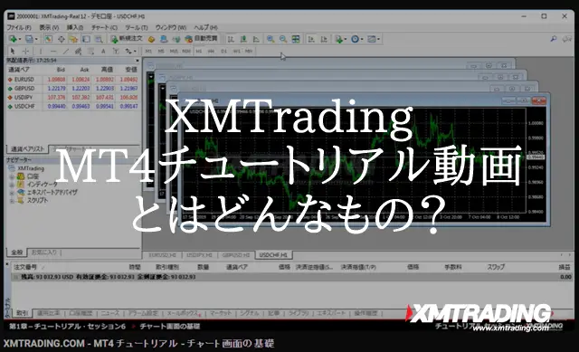 XMTrading MT4チュートリアル動画とは