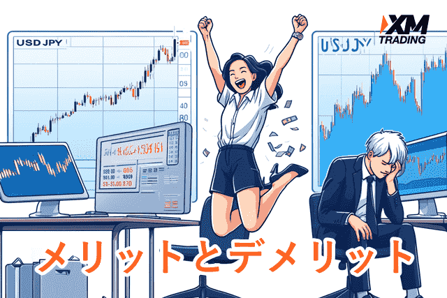 XMドル円（USDJPY)  メリットとデメリット