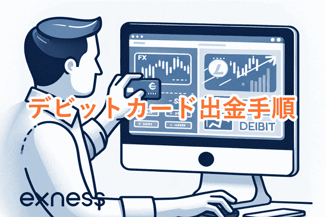 Exness出金 デビットカード出金手順