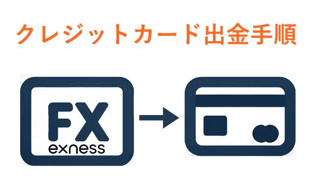 Exness出金 クレジットカード出金手順