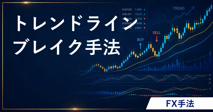 トレンドラインブレイク手法 アイキャッチ画像