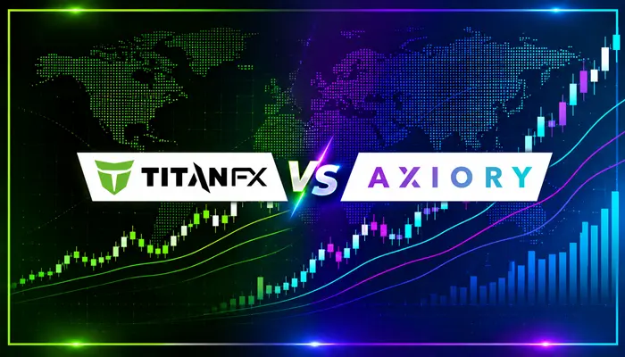 TitanFXとAXIORY比較 アイキャッチ用画像